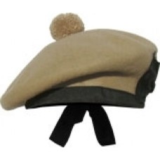 Tan Khaki Scottish Balmoral Cap